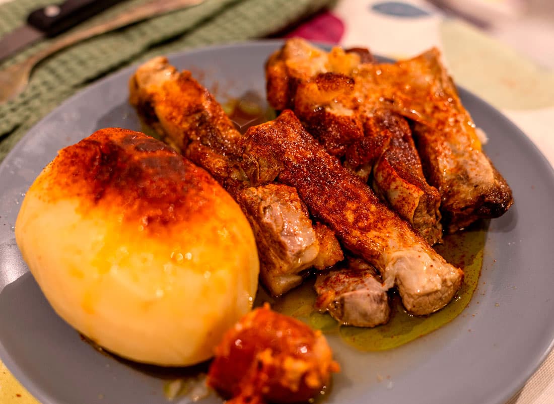 Carne ó caldeiro en Galicia