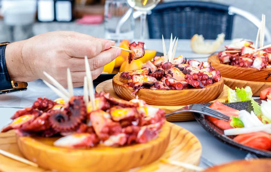 Pulpo á feira en Galicia